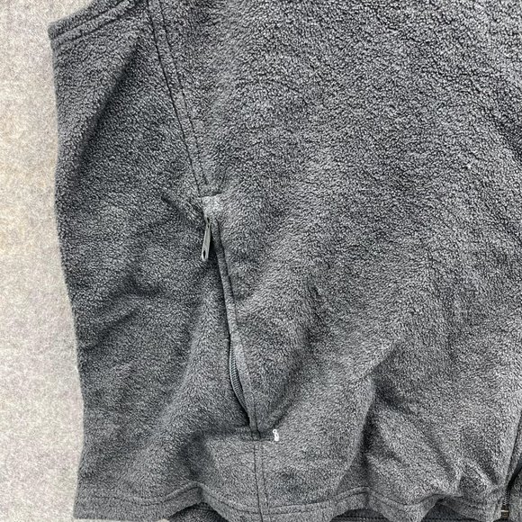 Columbia Vest Men's XXL Adult Gray PFG Outdoor Fleece Sleeveless Full Zip Logo - Picture 4 of 11